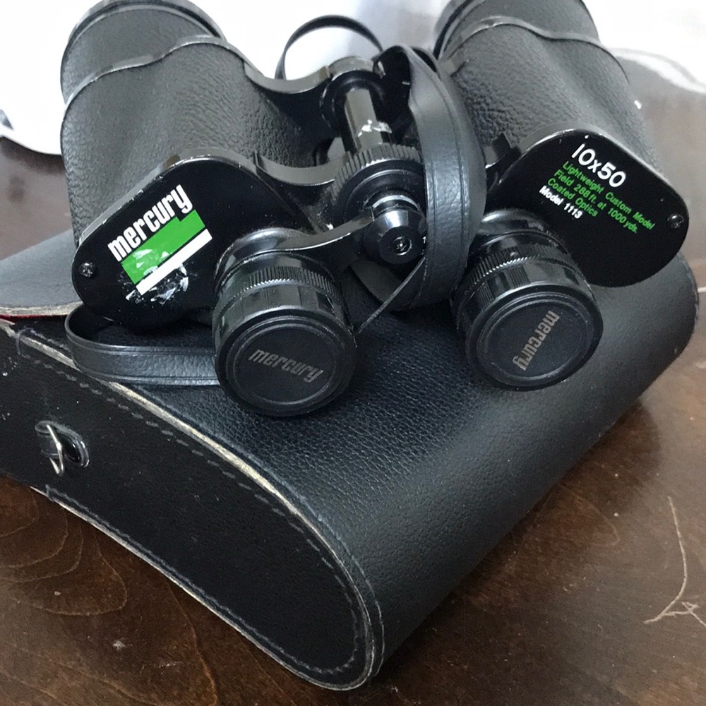 Vintage mercury brand binoculars